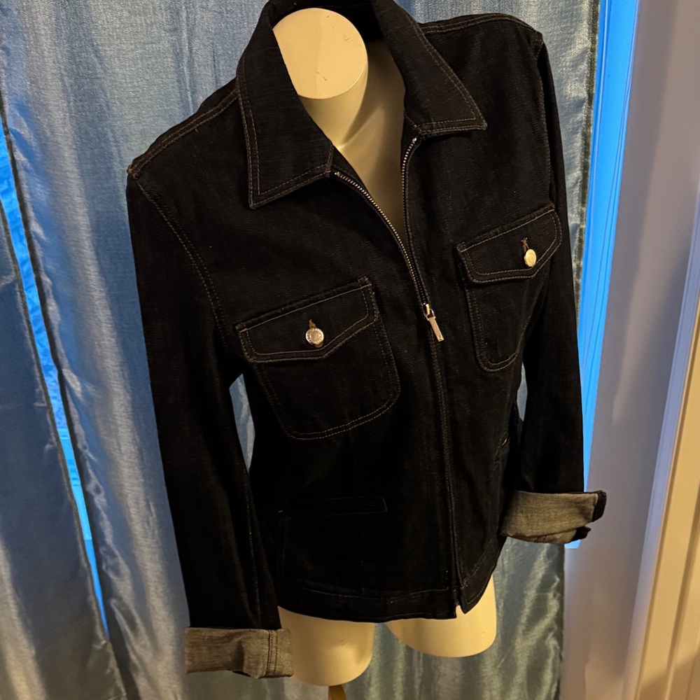 Chaps Dark Denim Jean Jacket